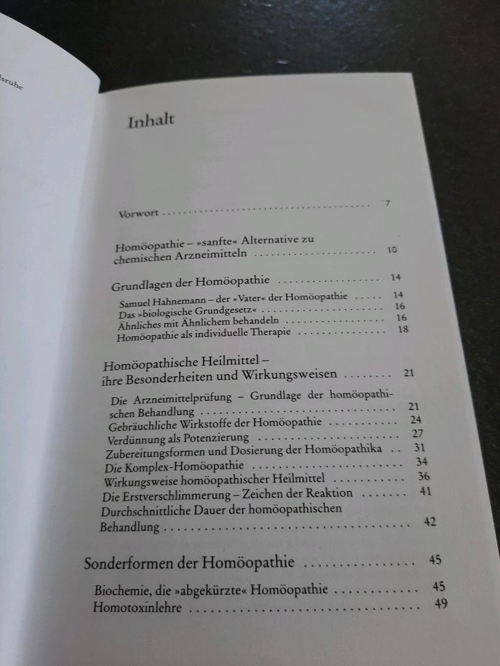 Homöopathie Buch in Pommersfelden