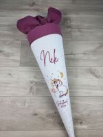 Schultüte bestickt, Mädchen mit Einhorn, personalisiert 70 cm Niedersachsen - Bösel Vorschau