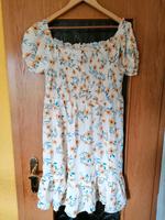 Kleid Größe 4XL 48 neuwertig gelb Blumen Sommerkleid Thüringen - Hermsdorf Vorschau