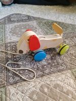 Nachziehtier Hund aus Holz Spielzeug Montessori Sachsen-Anhalt - Salzwedel Vorschau