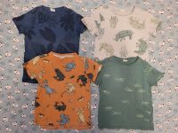 4x T-Shirt 110/116 Tiere Paket ❤️ Nilpferd Insekten Frosch Jungs Frankfurt am Main - Bornheim Vorschau