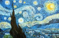 Vincent van Gogh- Sternennacht p99041 120x180cm Ölbild handgemalt Berlin - Treptow Vorschau