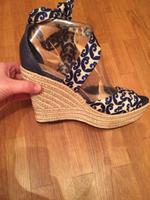 UGG Wedges Gr 40 beige / blau Seide Nordrhein-Westfalen - Werne Vorschau