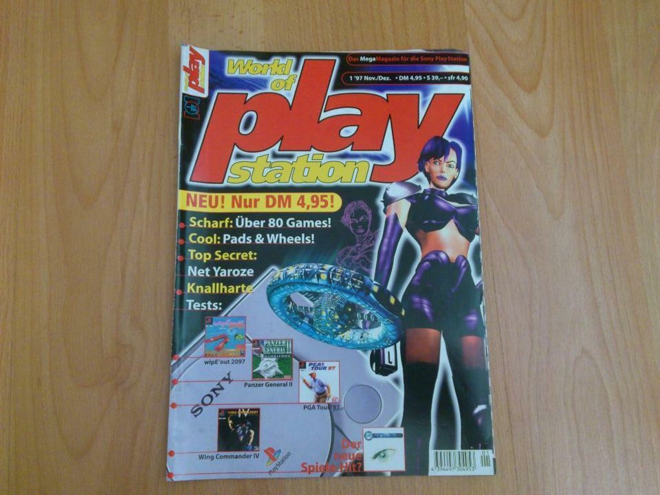 World of Playstation November/Dezember 1997 Das Mega Magazin PSX in Hannover