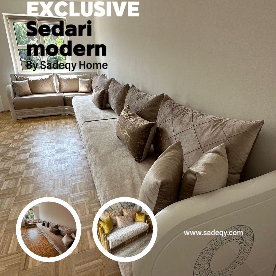 Marokkanische Sedari Hersteller Sadeqy Home -Marokkanischen Salon in Düsseldorf