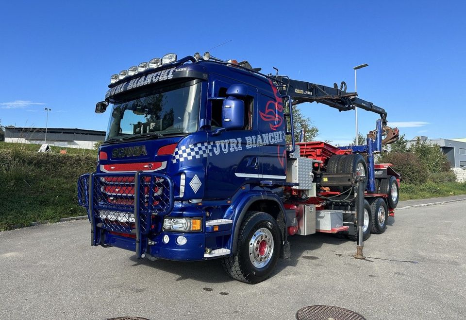 Scania R480 6x2*4 Holzkran in Jestetten