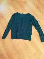 Feinstrick Pullover Gr. XS (S) Dunkelgrün München - Hadern Vorschau