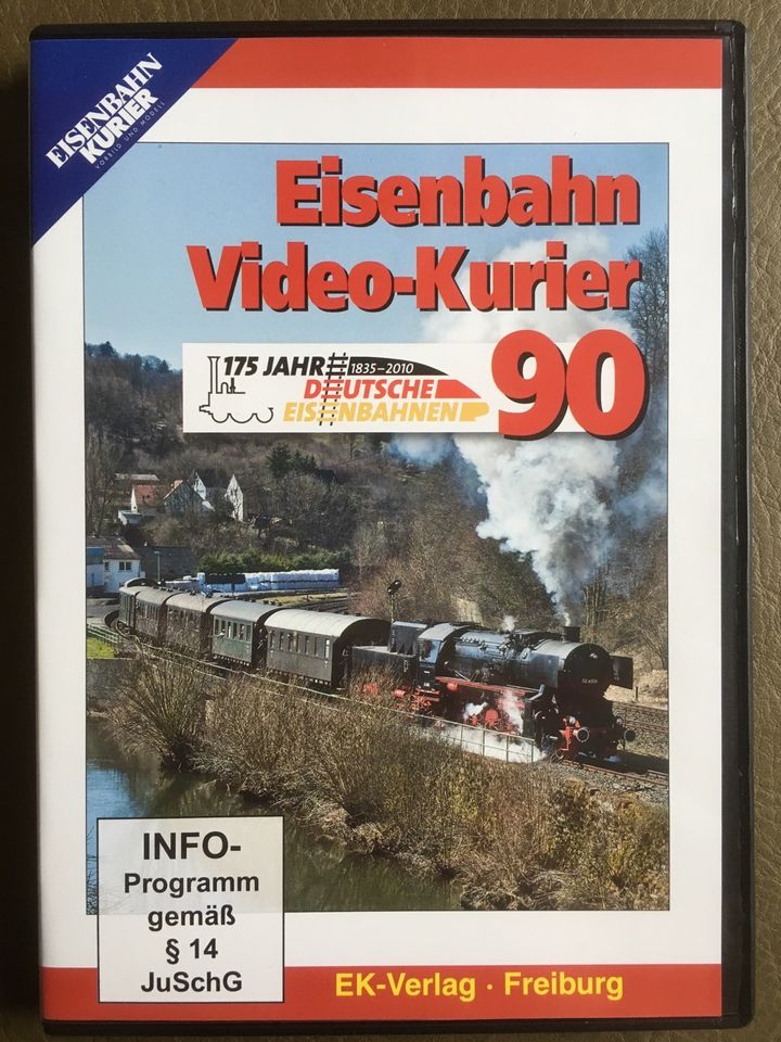 DVD Eisenbahn Video Kurier 90 Dampf Diesel Strom in Erfurt