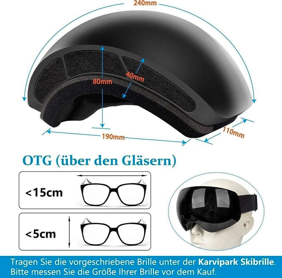 Skibrille Damen und Herren Snowboard Brille Allround Alpinski NEU in Berlin