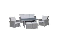 Lounge-Set mit Esstisch Vermont 6-teilig aus Polyrattan Berlin - Tempelhof Vorschau