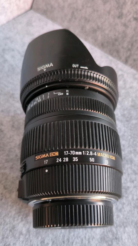 Sigma DC 17-70mm F2.8-4.0 Macro hsm Objektiv für Nikon in Reckenfeld