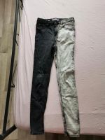 Highwaist Skinny Jeans, gechlort, Punk/Goth Rostock - Dierkow Vorschau