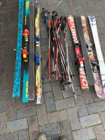 5 paar Skier mit Stöckern Niedersachsen - Hagen im Bremischen Vorschau