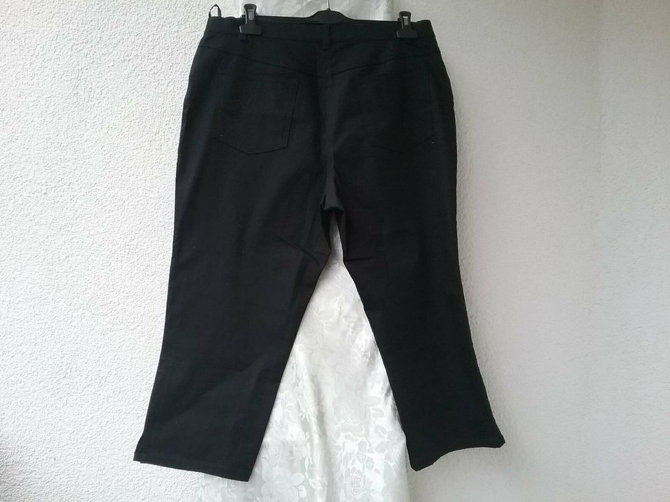 Sommer Hose Gr 46 3/4 Länge 100% Baumwolle bpc Schwarz Neu in Berlin