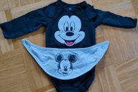 Micky Maus Baby Body Größe 62 Set mit Halstuch Bayern - Bayreuth Vorschau