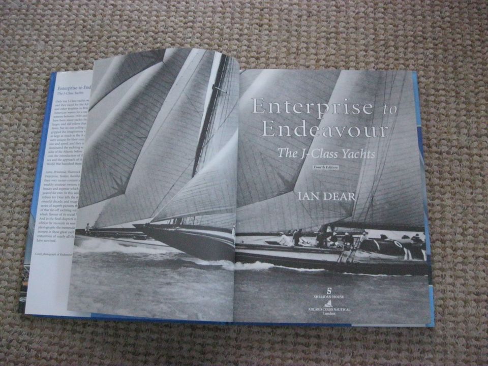 Bildband Sachbuch Buch Enterprise to Endeavour The J-Klass Yachts in Sundhagen