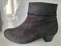 Waldläufer Stiefelette Nubukleder Absatz anthrazit Gr. 6 Nordrhein-Westfalen - Brakel Vorschau