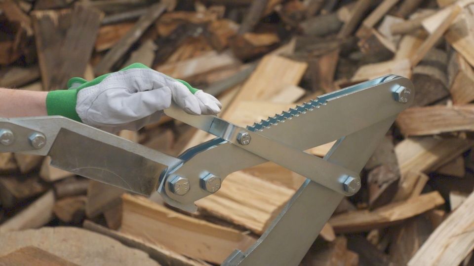 ⚠️ Knacks Hand-Holzspalter Spanmesser für Anmachholz, Anzündholz in Much