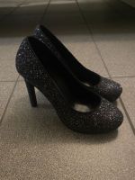 High Heels schwarz glitzer Größe 40 Hessen - Zierenberg Vorschau