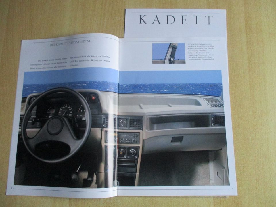 Autokatalog vom Opel Kadett Modelljahr 1991 in Immenhausen