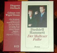 Dashiel Hammett - Der Malteser Falke - Hörbuch 8 CD Wiglaf Droste Bayern - Sulzbach a. Main Vorschau