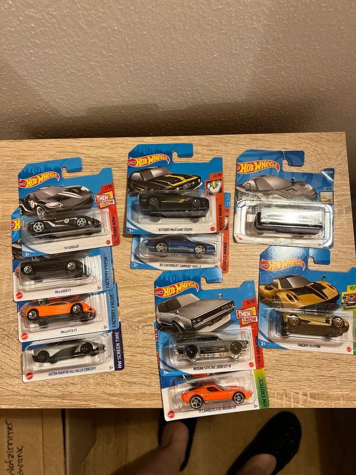 Hot Wheels Pagani Lamborghini Skyline McLaren Mustang in Kolbermoor