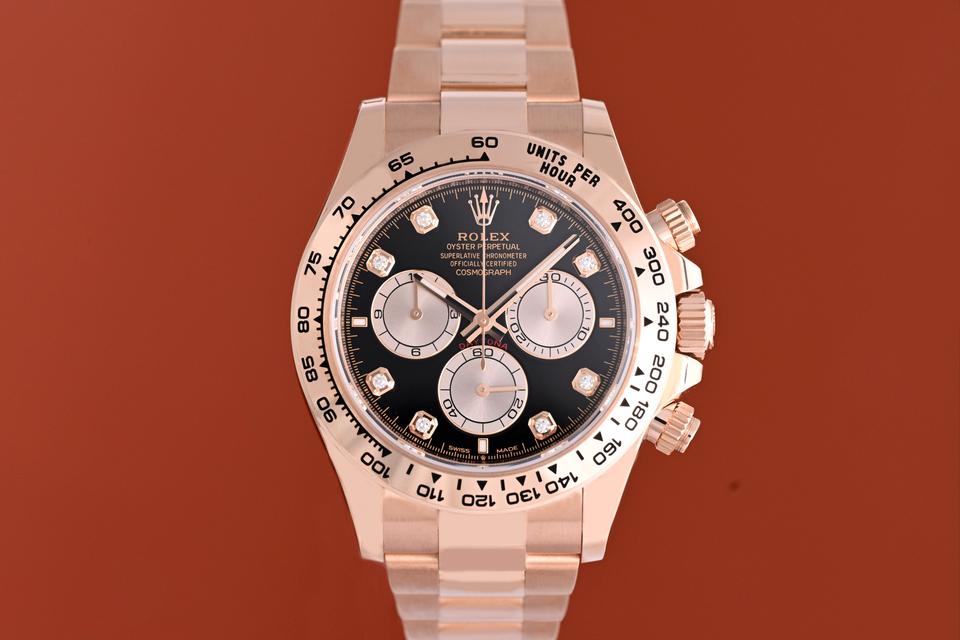 Rolex Daytona 126505 - Rose Gold - Full Set - Black Diamond Dial in Stuttgart