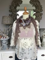 Cream Bluse Spitze Boho Blümchen Sommer Ibiza süß S/36/38 Nordrhein-Westfalen - Kirchlengern Vorschau