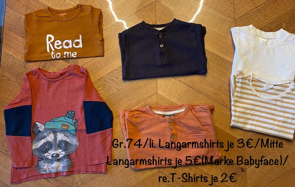 Babykleidung/Kinderkleidung/Gr.62/Gr.68/Gr.74/Jungs/Sommer&Herbst in Schillingen