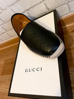 ❤️ Gucci GG Espadrilles Schuhe Leder Schwarz Neu 44 Köln - Nippes Vorschau