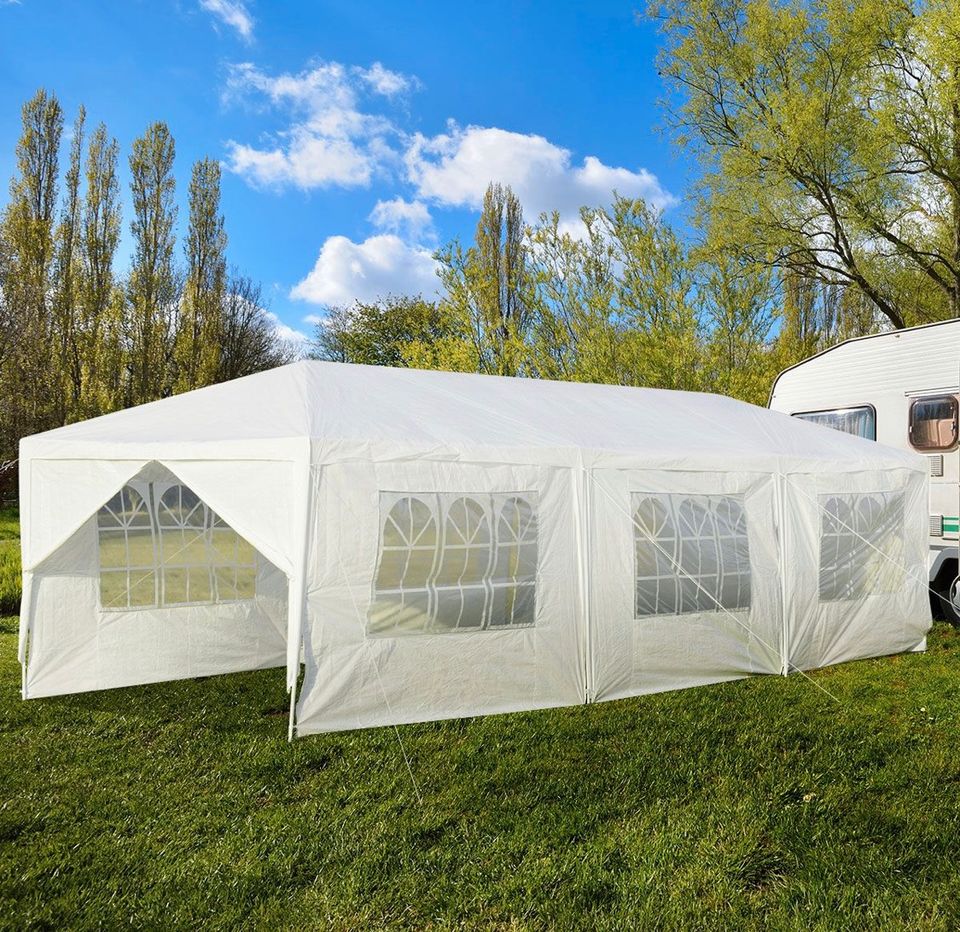 Gartenpavillon 3x9m Partyzelt Gartenzelt UV-Schutz Zelt in Bebra