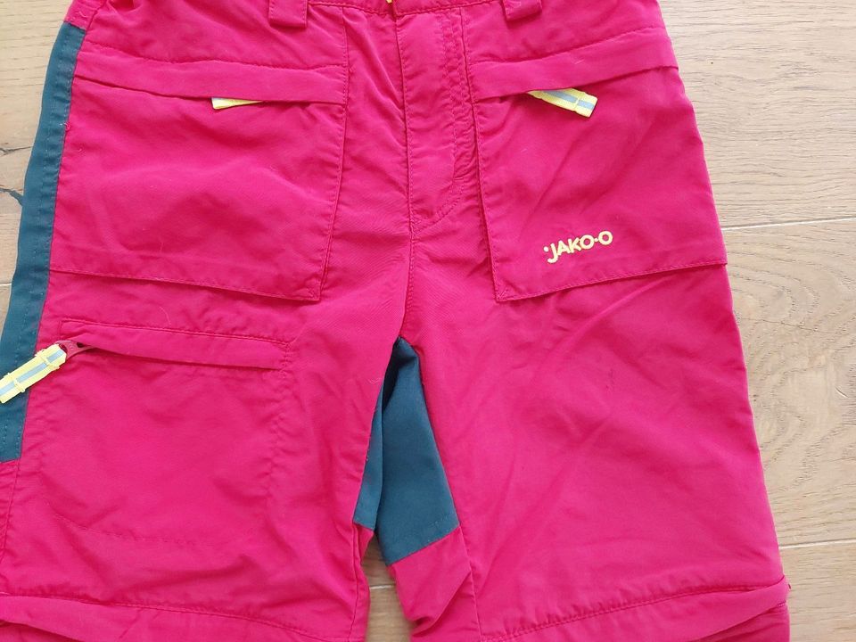 Jako-o Robusthose Outdoor zip-off Gr.146 fuchsia leicht Kniepatch in Nierstein