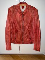 Gipsy Vintage Lederjacke, rot München - Bogenhausen Vorschau