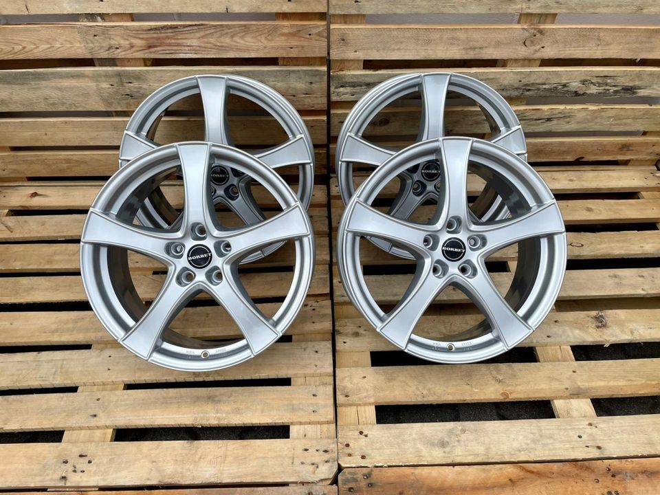 Borbet F2 Felgen 19 Zoll Silber für BMW 1er Reihe F20 F21 1K2 1K4 M135 M140 2er Coupe Cabrio M235 M240 1C X3 F25 X3 N1 LCI M Performance Styling Mini Countryman UKL JCW 5/120 5x120 B- Ware in Rodgau