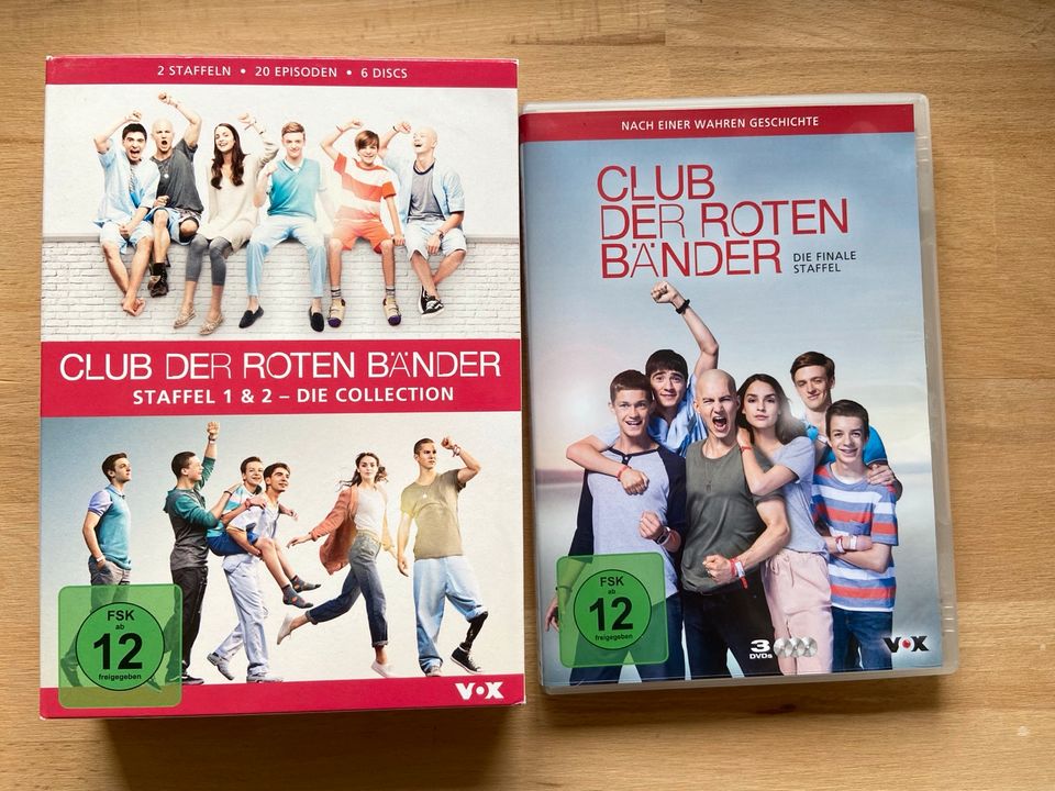 „Club der roten Bänder“ Staffel 1, 2 & 3 auf DVD - teilweise NEU in Mettingen