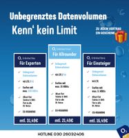 Unbegrenztes Datenvolumen Brandenburg - Potsdam Vorschau