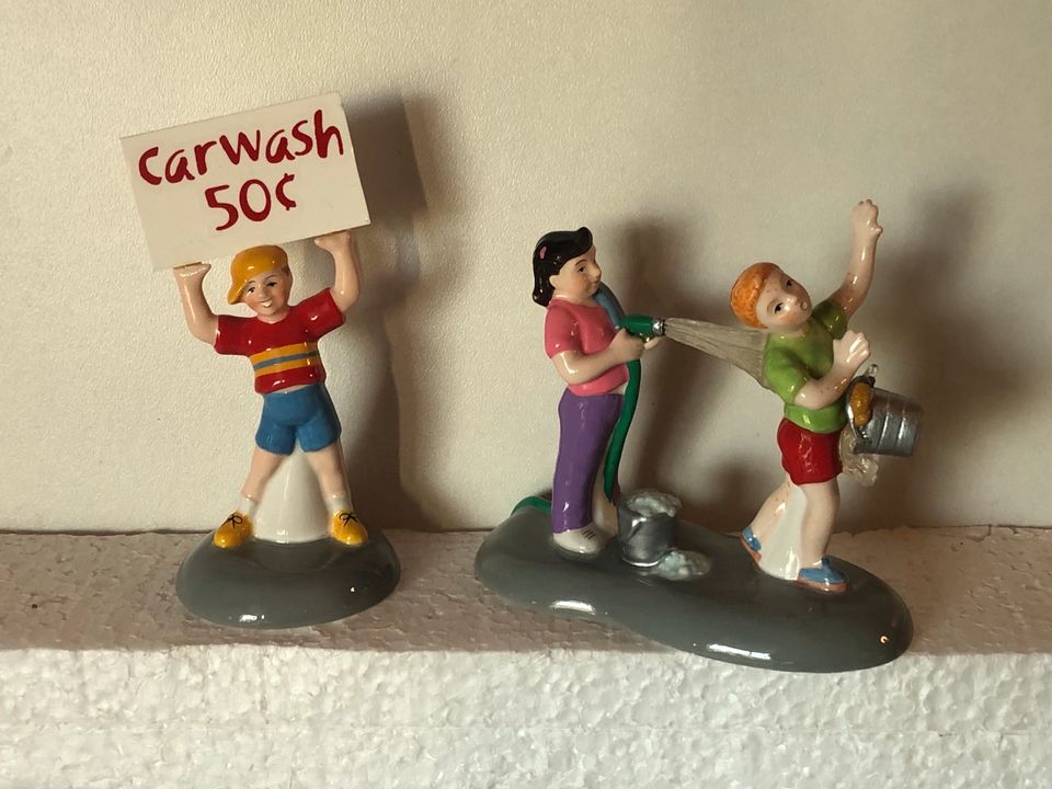 Department 56 Figuren „Car Wash Fundraiser“ in Lautersheim