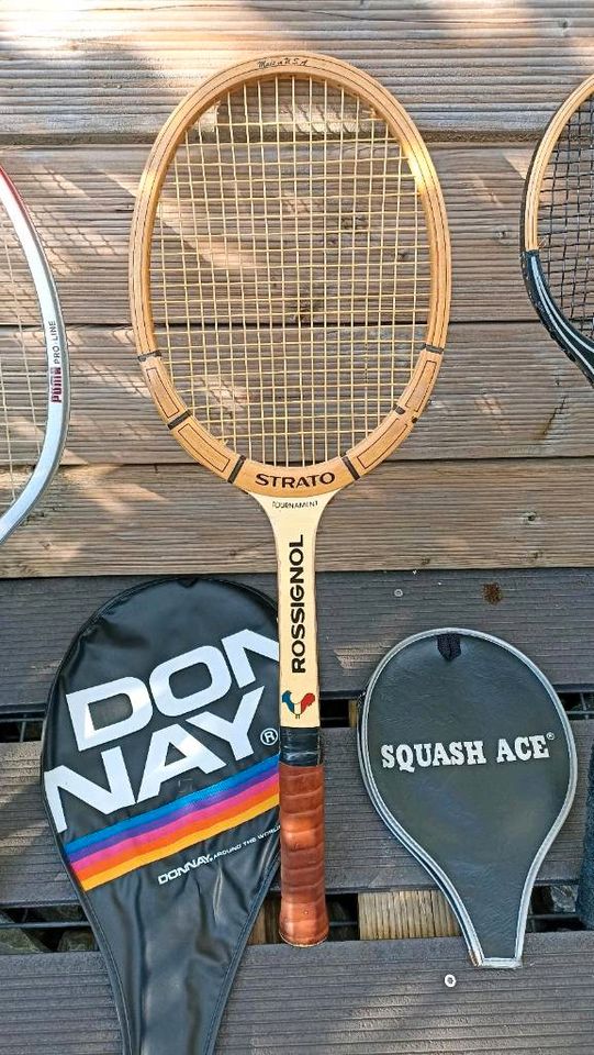 Tennisschläger Boris Becker Winner Tasche Adidas Vintage squash in Herne