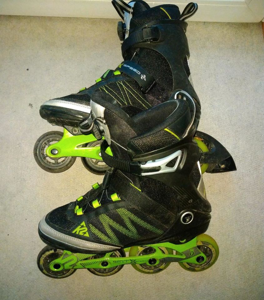 K2 FIT X Speed Inliner Boa  Gr. 42,5 84 / 80 in Giengen an der Brenz