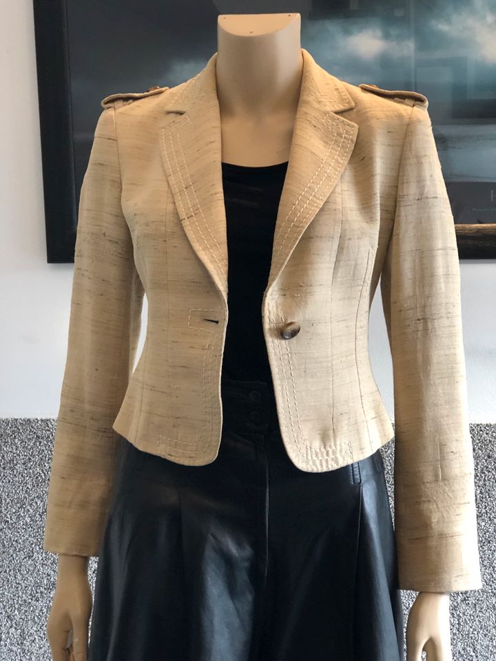 Max Mara Sportmax Kurz Jacket Blazer Hochwertiger 34-36 Feierlich in Gladbeck