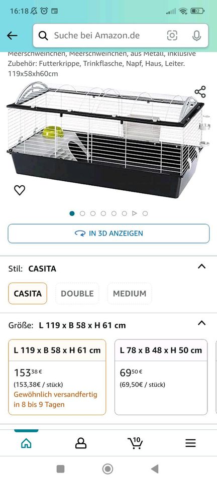Käfig für Kaninchen, Meerschweinchen, Ratten, Degus in Chemnitz
