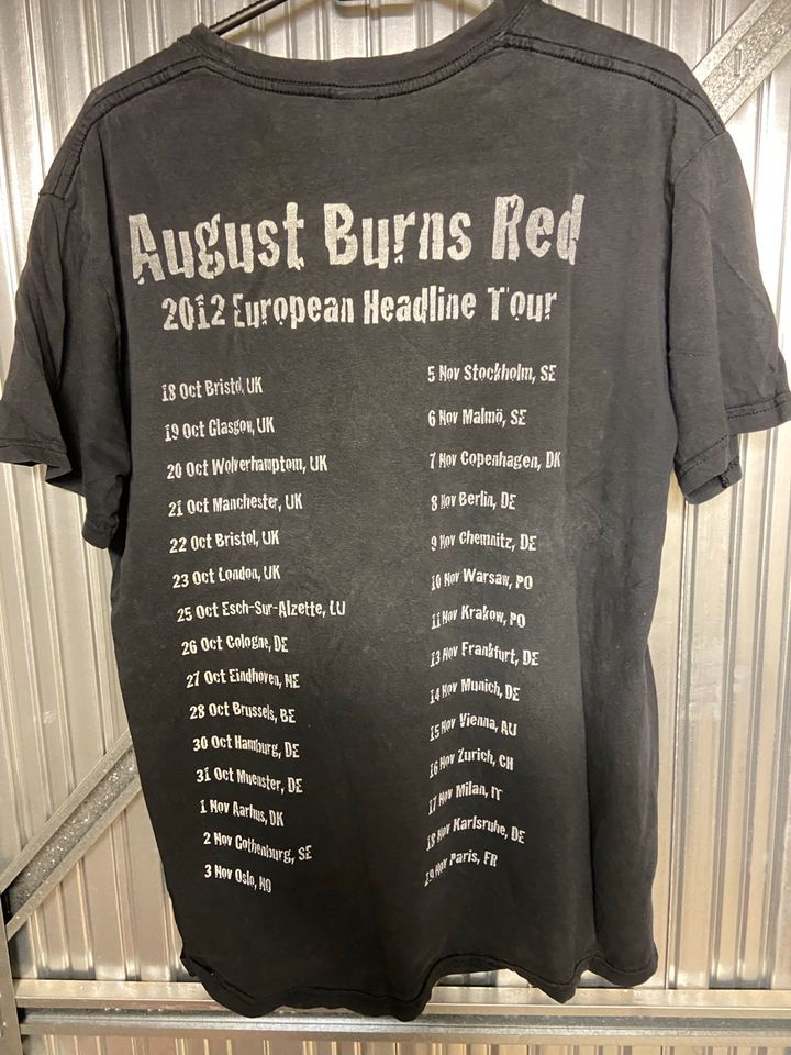 schwarzes T-Shirt, Band August Burns Red, Nikki, L in Berlin