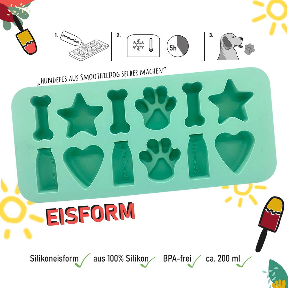 SmoothieDog Eiswürfelform 12,99€* Hunde Sommer Hundeeis in Püttlingen