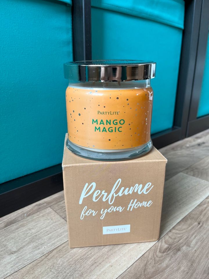 Partylite 3-Docht-Duftwachsglas Mango Magic in Eime