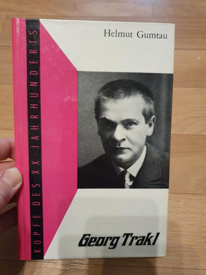 Buch Helmut Gumtau Georg Trakl 1975 in Halle