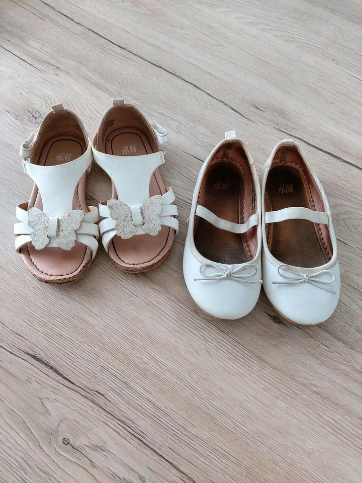 H&M Sandalen und Ballerinas weiß Gr. 26 in Großostheim