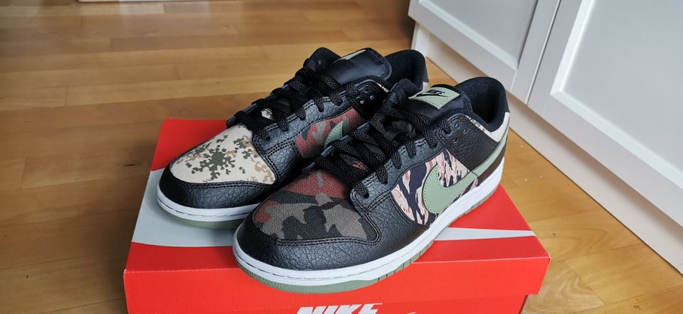 Nike SB Dunk Low Crazy Camo Gr. 44 in Salzkotten