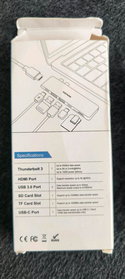 Macbook USB C Hub Adapter HDMI USB 3.0 in Berlin