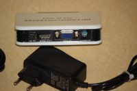 VGA-zu-HDMI-Konverterbox mit Stereo-Audioausgang HD Adapter Nordrhein-Westfalen - Wegberg Vorschau
