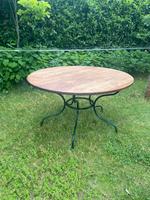 130cm XL Weishäupl Gartentisch Classic groß rund Teakholz grün Bayern - Höchberg Vorschau